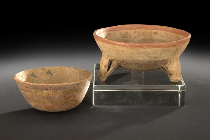 Two Pre-Columbian Terra Cotta Bowls,