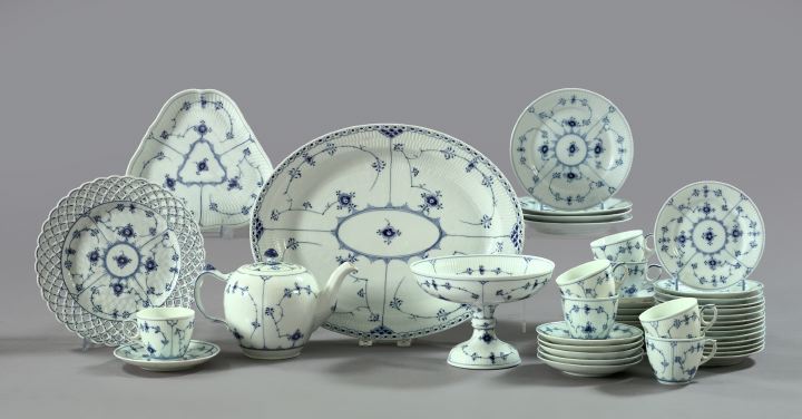 Forty-Four-Piece Royal Copenhagen Porcelain