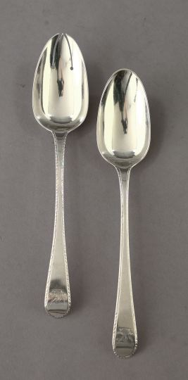 Two Sterling Silver Tablespoons  2f5a8