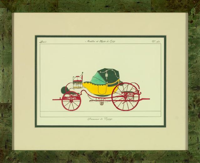 French School (20th Century)  Carriages,