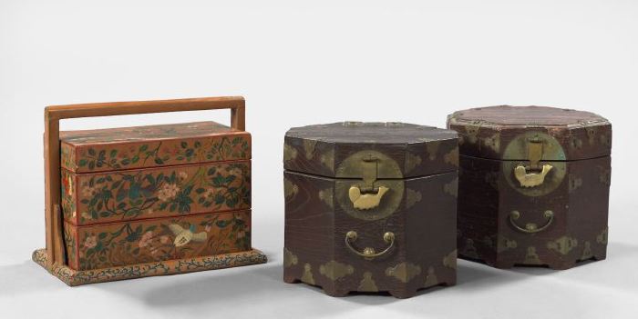 Group of Three Oriental Boxes  2f20c