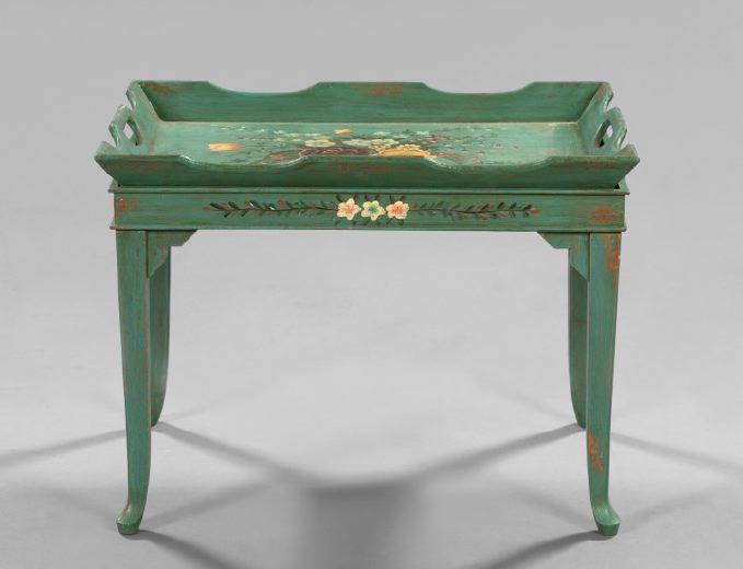 Italian Provincial Floral-Polychromed