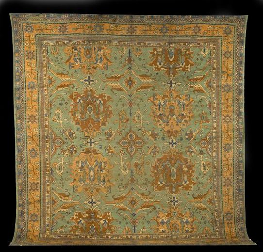 Turkish Oushak Carpet,  12' x 13'