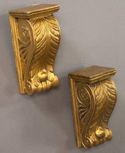 Pair of Continental Carved Giltwood 2f26b