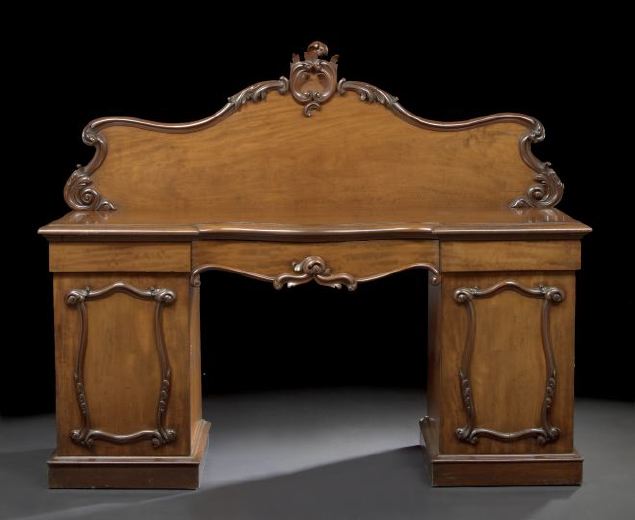 Early Victorian Mahogany Sideboard,