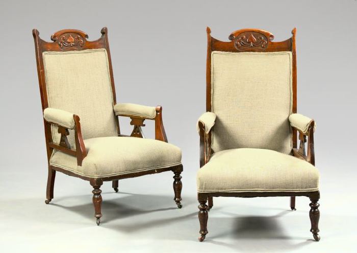 Pair of Late Victorian Fruitwood