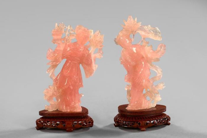 Pair of Chinese Elaborately Carved 2f2a5