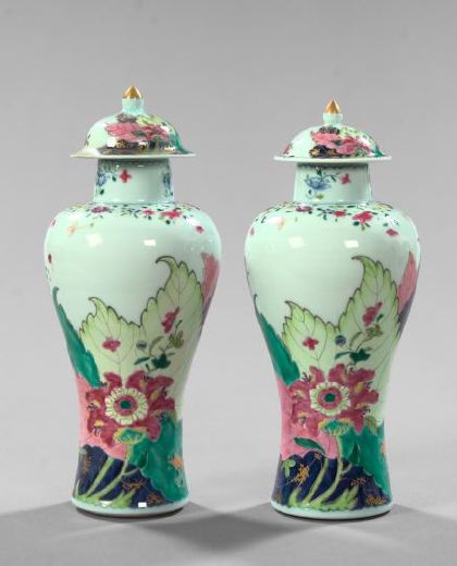 Attractive Pair of Tao Kuang Porcelain