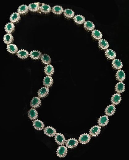 Fourteen Karat Yellow Gold Emerald 2f2d3