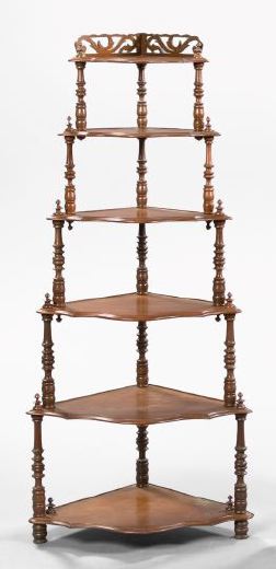 American Rococo Revival Walnut