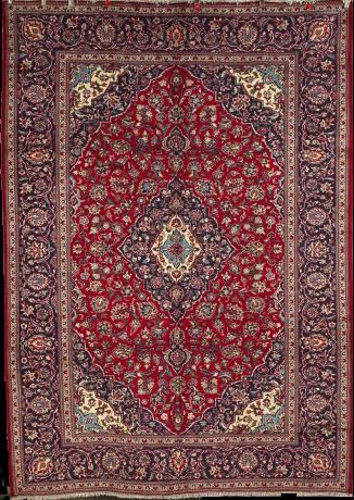 Persian Kashan Carpet,  8' x 11'