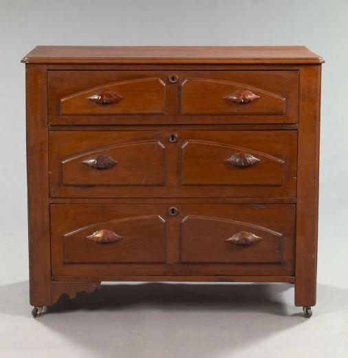 Rococo Style Walnut Chest early 2f369