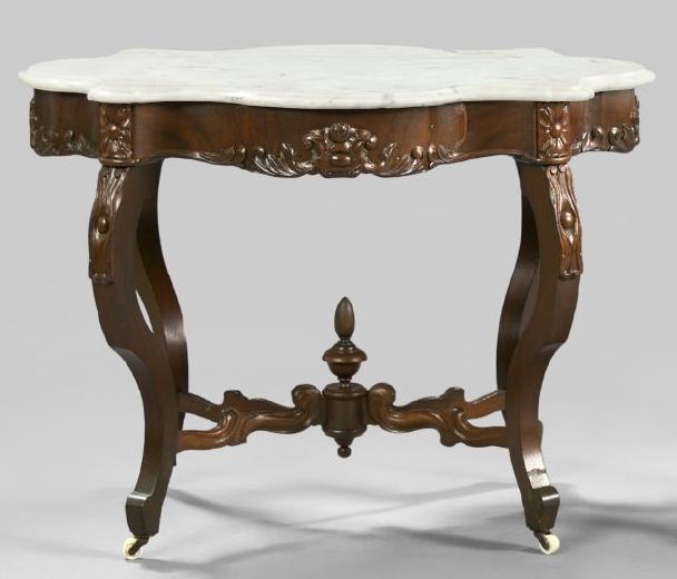 American Rococo Revival Walnut 2f373