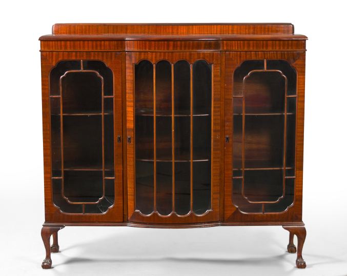 Art Deco-Inspired Mahogany Cabinet,