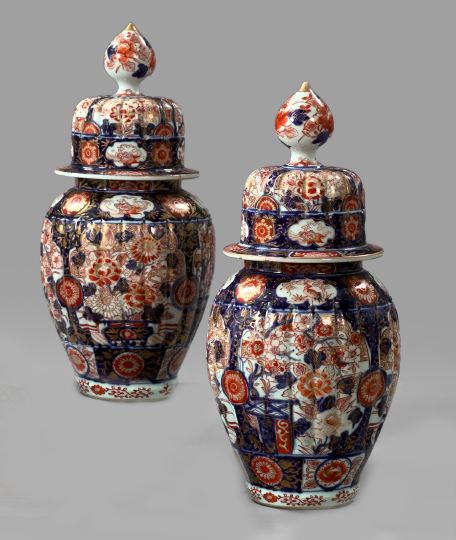 Pair of Japanese Edo Imari Porcelain 2f77c