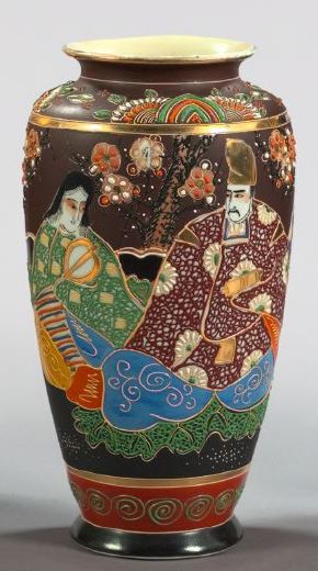 Japanese Meiji Satsuma Pottery 2f784