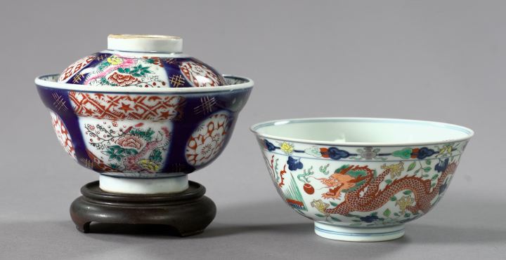 Two Oriental Porcelain Bowls,  fourth