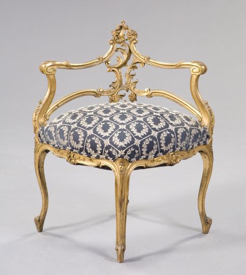 Louis XV Style Giltwood Corner 2f7ac