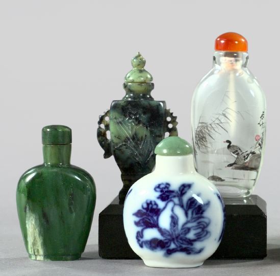 Group of Four Chinese Snuff Bottles  2f7bc