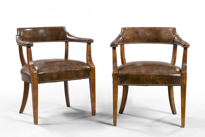 Pair of Edwardian Style Mahogany 2f81d