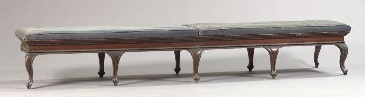 Pair of Edwardian Mahogany Padded 2f821