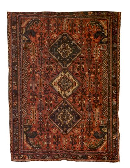 Persian Shiraz Carpet,  5' 9" x