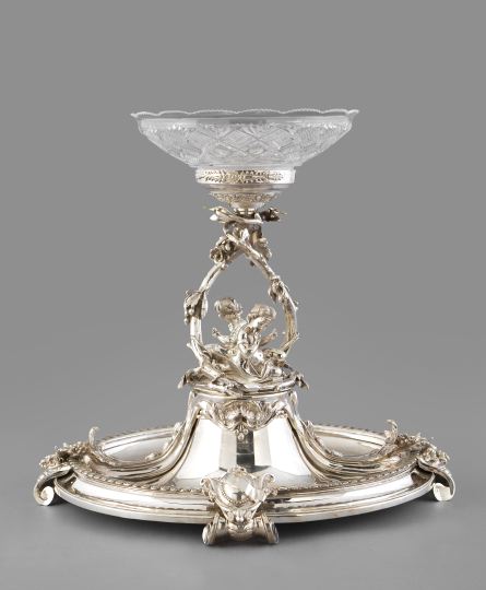 Large and Opulent Silverplate and