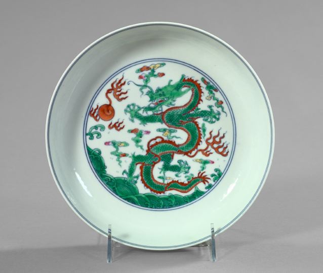 Kuang Hsu Green and Rouge-de-Fer Porcelain