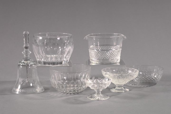 Large Collection of Cut Glass Finger