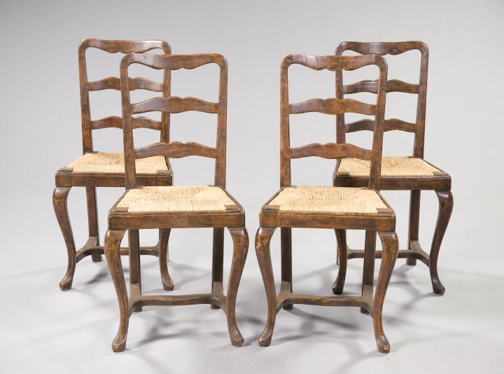 Suite of Four English Mahogany