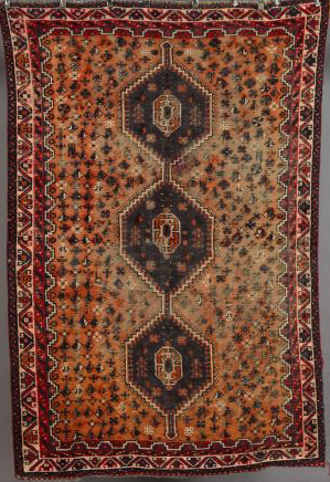 Semi-Antique Persian Shiraz Carpet,
