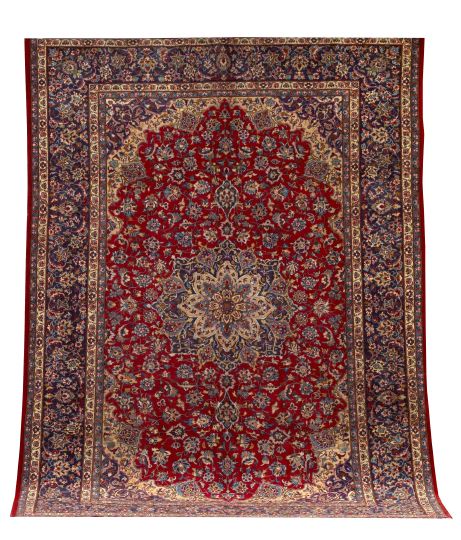 Persian Isfahan Carpet,  10' x