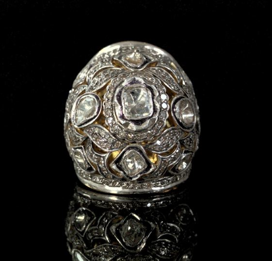 Unusual Silver Gold and Diamond 2f98d