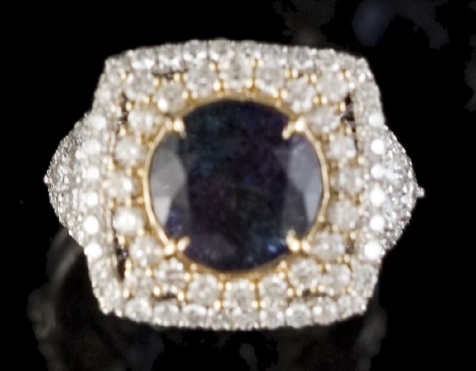 Fourteen Karat White Gold Tanzanite 2f998