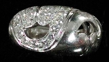 Lady s Platinum and Diamond Openwork 2f9a5