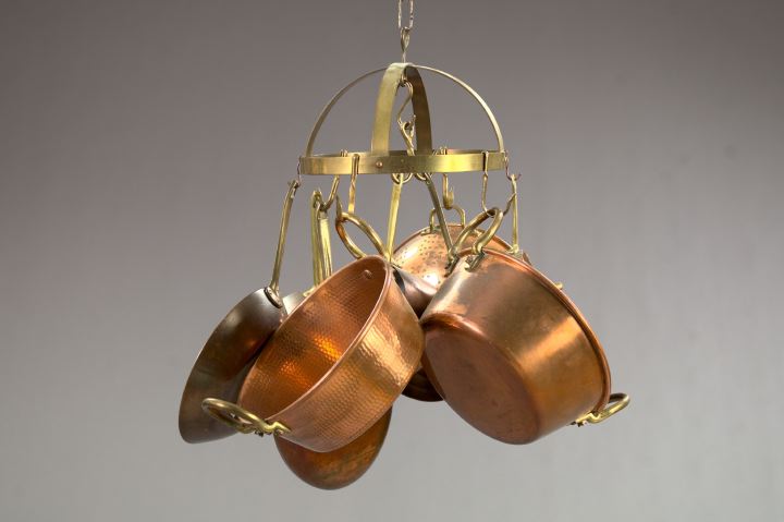 Eight-Piece Group of Copper Items with