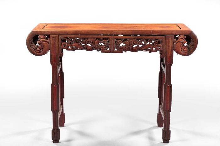 Chinese Carved Rosewood Altar Table  2f5f7