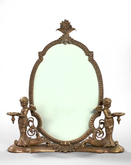 French Gilt-Brass Dressing Table