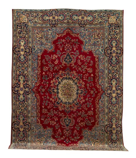 Persian Kerman Carpet,  9' 8" x