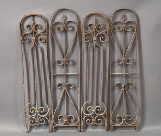 Collection of Ten Antique Wrought-Iron
