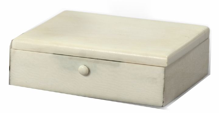 French Art Deco Ivory Table Box  2f75d