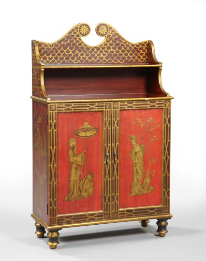 Chinoiserie Polychromed and Faux Bois 2fb4b