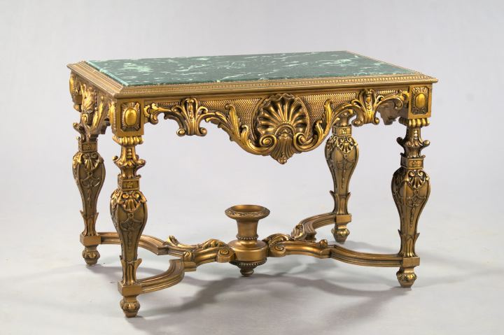 Italian-Style Giltwood and Marble-Top