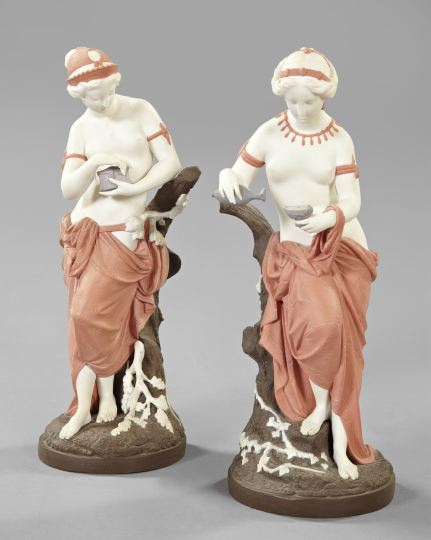 Fine and Rare Pair of Minton Tinted