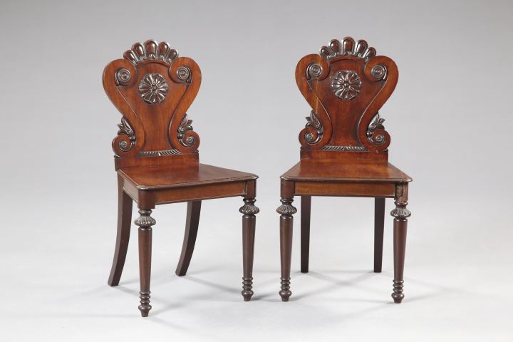 Pair of William IV Mahogany Hall 2fb6e