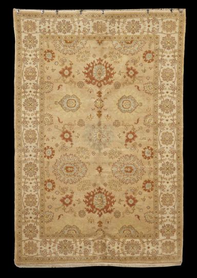 Angora Oushak Carpet,  6 1 x 9.