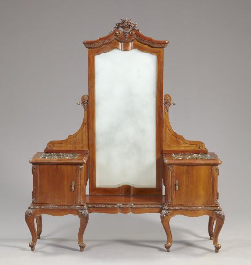 Louis XV-Inspired Mahogany Dressing