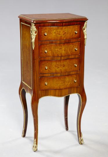 Louis XV Style Mahogany and Exotic 2fc19