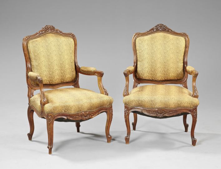 Pair of Louis XV Style Fruitwood 2fc1c