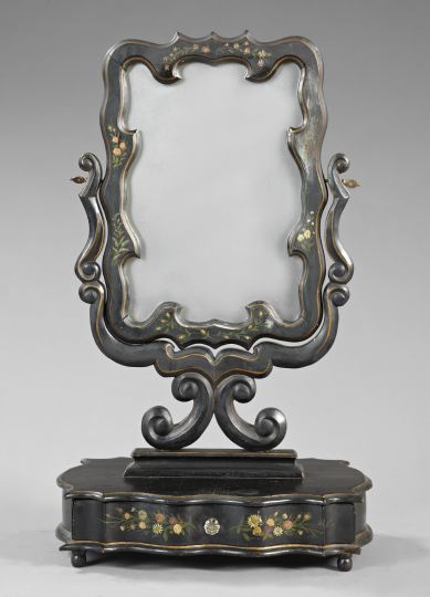 Provincial Carved Wooden Shaving Stand,